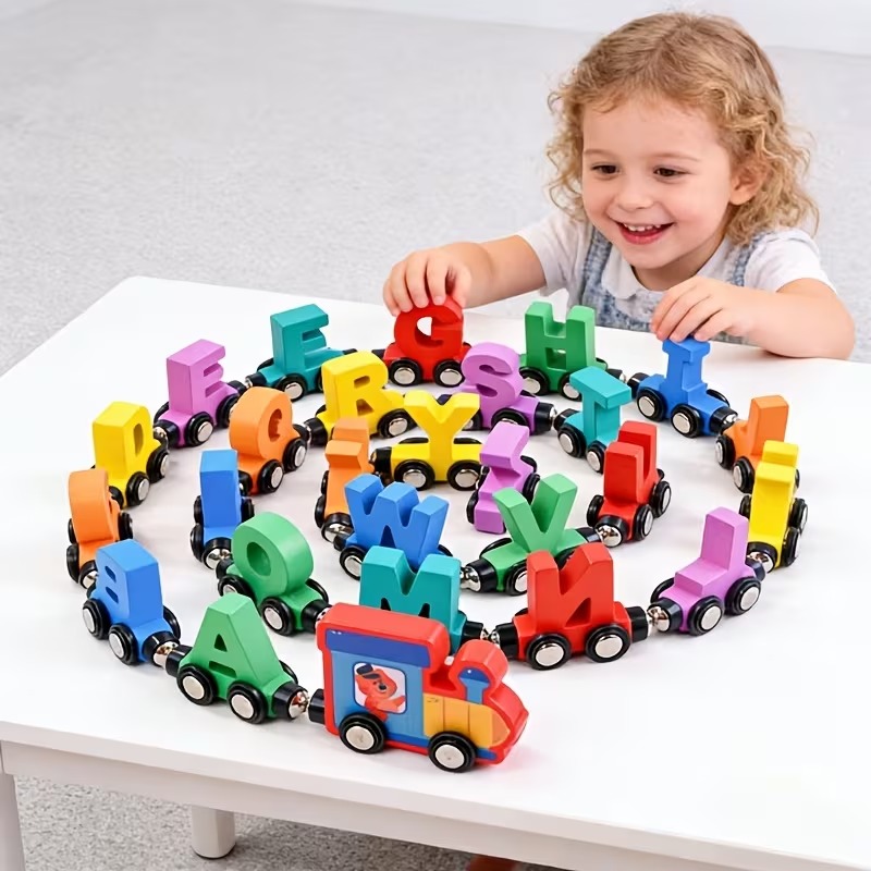 Magnetic Letter Train Toy